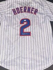 Nico Hoerner Autographed Pinstripe Chicago Cubs Jersey - JSA Witness COA picture