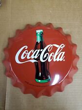 Vintage Coca cola Bottle Cap Sign D picture
