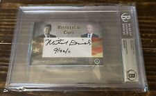 Governor Mitch Daniels signed Custom Cut Jumbo 1/1 Card Reagan Bush OMB picture