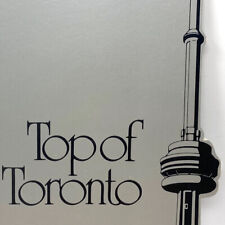 Vintage 1978 Top Of Toronto Restaurant Dessert Wine Cocktail Menu Ontario Canada picture