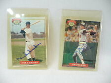 Vintage Signed Baseball Cards....Jim Palmer and Duke Snider picture