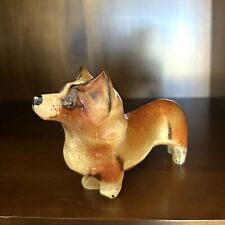 Vintage Welsh Corgi  Dog Figurine ~ Handmade Natural Stone ~ Rare picture
