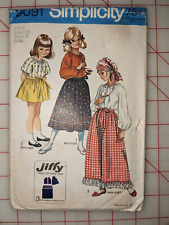 Vintage CUT 1970 Girl's Size 6 