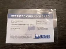 Certified Operator Card Forklift Academy MSCHF Boosted Pack 2nd Edition V2 picture