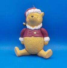 Vintage Disney Winnie The Pooh Wood Jointed Arms Legs Christmas Ornament BX1  picture