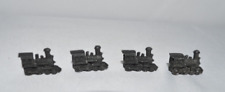 Vintage Miniature Cast Train Steam Engines Lot of 4 picture