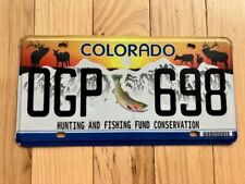 2016 Colorado Hunting and Fishing Fund Conservation License Plate picture