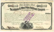 Atlanta and West Point Railroad Co. - Railway Bond - Various Denominations - Rai picture