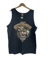 Harley Davidson Sturgis Motorcycle Black Graphic Unisex Tank Top XL New picture