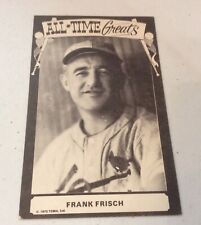 1973-80 TCMA All-Time Greats Postcard Frank Frisch Blank Back MLB Baseball picture