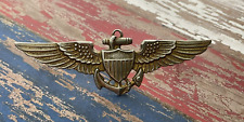 Authentic ORIGINAL USMC-Specific Naval Aviator Pilot Wings Wing by Gemsco picture