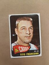 Tito Francona Topps 256 Autograph Photo SPORTS signed Baseball card MLB picture