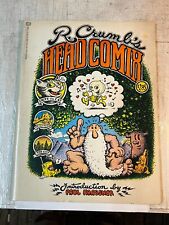 R. Crumb's Head Comix Introduction By Paul Krassner 1st Ballantine Printing1970  picture