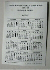 Vintage 1963 Jesuit Seminary Association Portland Oregon Calendar -E9G-6 picture