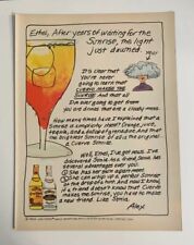 1975 Jose Cuervo Tequila Print Ad Ethel Tequila Sunrise Orange Juice Grenadine picture