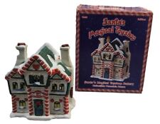Vintage 1995 Santa’s Magical Toy Shop Bakery Collectible Porcelain Village House picture