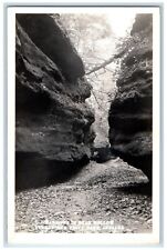 c1940s Bear Hollow Narrows Turkey Run State Park Marshall IN RPPC Photo Postcard picture