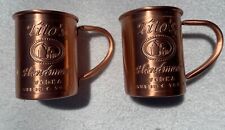 Tito’s Handmade Vodka Moscow Mule Solid Copper Mugs Collectible (Set of 2) picture