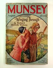 Munsey's Magazine Pulp Aug 1927 Vol. 91 #3 FR picture