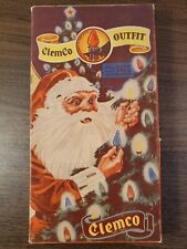 BOX OF VINTAGE CLEMCO CHRISTMAS LIGHTS picture