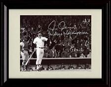 Gallery Framed Chris Chambliss Autograph Replica Print - 1976 ALCS Walk Off HR picture