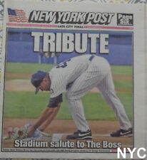 Mariano Rivera Tribute To George Steinbrenner New York Post July 17 2010 picture