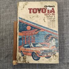 Vintage Chilton's Toyota 1970-76 Repair & Tune-Up Guide Corolla Carina Mark II picture