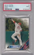 2016 Topps Mini MIKE TROUT Card #1 SP/1000 PSA 9 Mint Angels picture