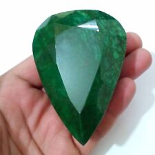 Excellent Brazilian Green Emerald Faceted Pear Shape 1085 Crt Loose Gemstone picture