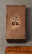 Vintage TEXAS A&M * T_AM Charm STEEL STAMPING DIE CG459 picture
