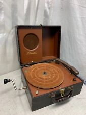Sears Silvertone 432101 Antique Record Player Gramophone Phonograph Hand Crank picture