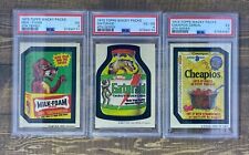 Lot Of 3 1973 topps wacky packs PSA Graded Cards picture