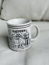 Gastown Vancouver B.C. Canada Nat. Hist. Site-Embossed Bl./Grey Speckled Mug Cup picture