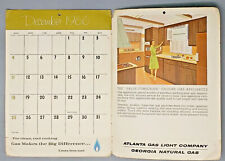 Vintage 1966 Atlanta Gas Light Kitchen Calendar Recipes Notes Dates Booklet  picture