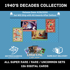 Topps Disney Collect 1940s Decades Collection - All Super Rare R UC Sets 126 picture