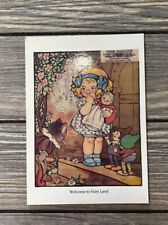 Vintage Welcome To Fairyland Dolly Dingle Playtime Postcard picture