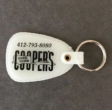 Vintage Keychain COOPER’S SOOPER DOOPER RV CENTER Key Ring Fob GLOW IN DARK USA picture