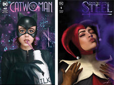 CATWOMAN #45 (CARLA COHEN EXCLUSIVE + FREE DARK KNIGHTS OF STEEL #1 EXCLUSIVE) picture