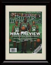 Unframed Kevin Garnett SI Autograph Promo Print - 2008 Boston Celtics Big 3 picture