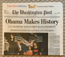 The Washington Post November 5 2008 Commemorative Edition “Obama Makes History”  picture