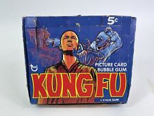 Kung Fu TV show Topps cards Scarce empty display box 1974 Very Good Condition picture