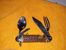 Colonial Prov. USA, Vintage Hobo Knife, EDC Multi-Tool, Camping picture