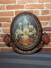 VINTAGE STROH'S DETROIT ON DRAFT FOR BEER LOVERS LIGHTED SIGN BEER MUG CHEERS picture