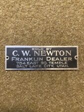 Vintage Utah 1922 Automobile Metal Dealer Tag picture