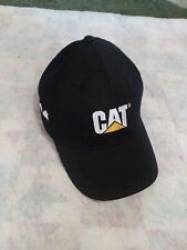 Vintage Caterpillar Joliet Hat Great Condition Rare Edition Brass Tag Black Nice picture