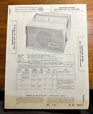 1958 Silvertone 8217 / 8218 / 8219 Receiver Photofact Service Manual Foldout picture