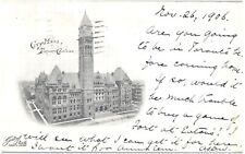 CITY HALL,TORONTO,CANADA.VTG 1906 POSTCARD*B27 picture