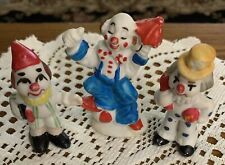Vintage Clown figurines lot 3 Ceramic picture