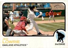 2022 Topps Heritage #8 Jed Lowrie Oakland Athletics picture