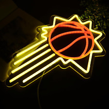 Phoenix Suns Basketball Neon Sign LED Light Sports Wall Decor Man Cave Bedroom  picture